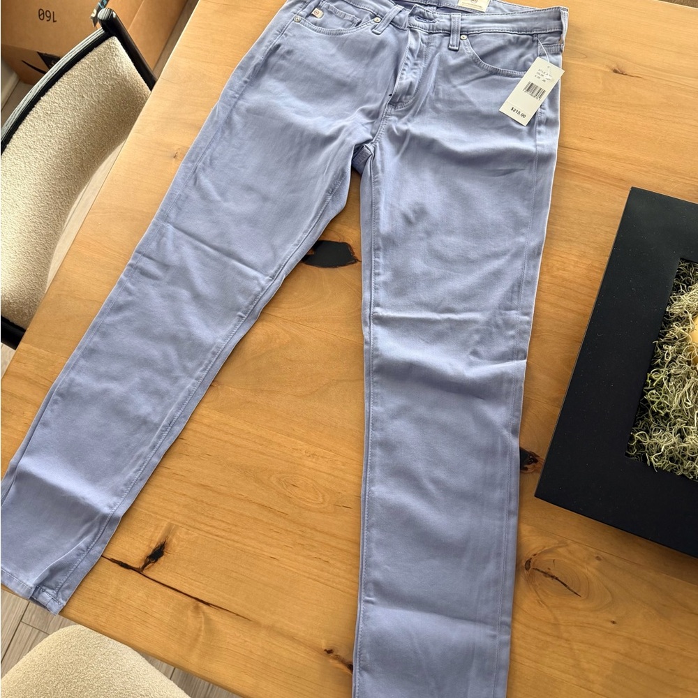 AG jeans Light Purple Straight-Leg Pants